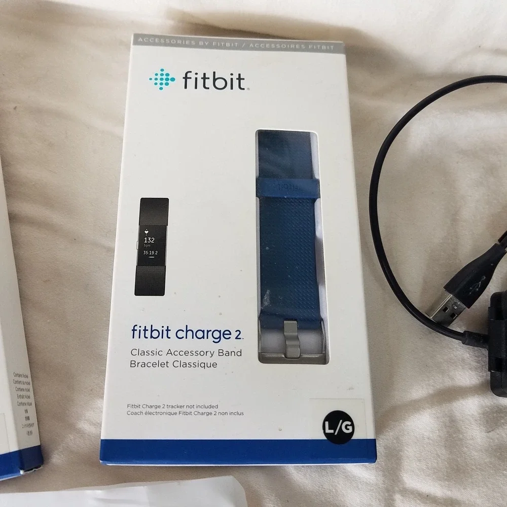 Fitbit Charge 2 Activity Tracker Lot Unisex OSFM Black Good Mixed Parts Bundle